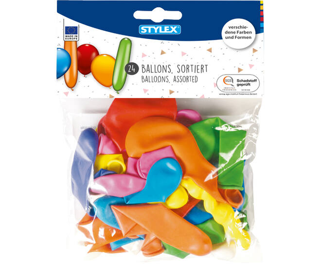 Balloons, 24 pieces