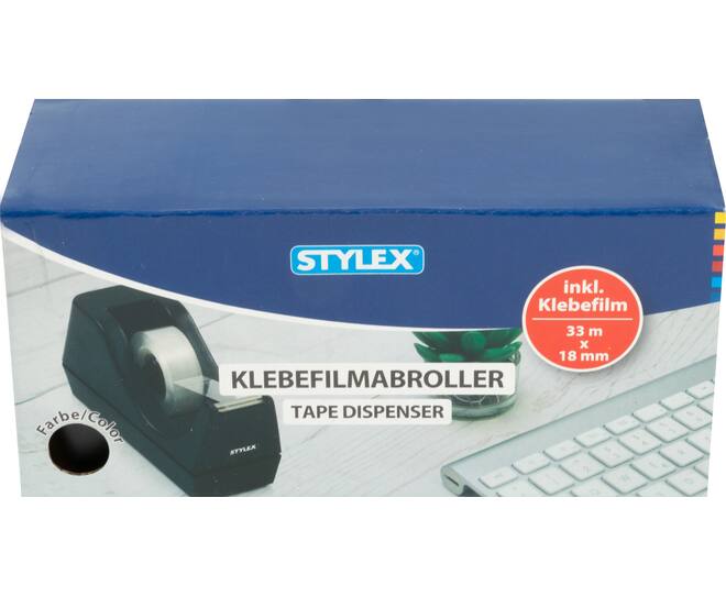 Klebefilm-Tischabroller, inklusive 1 Rolle Klebefilm