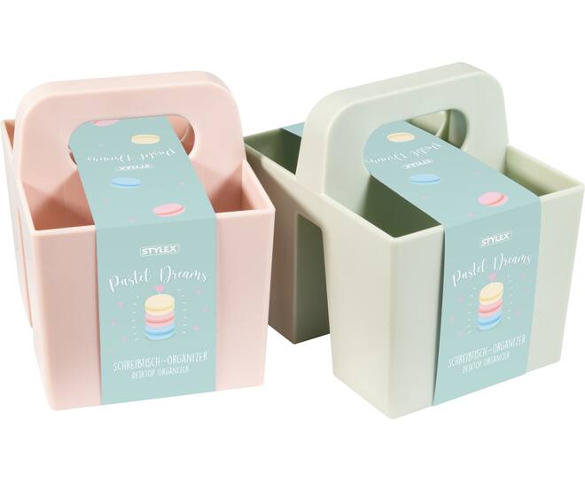 Desktop organizer with handle Pastel Dreams Collection