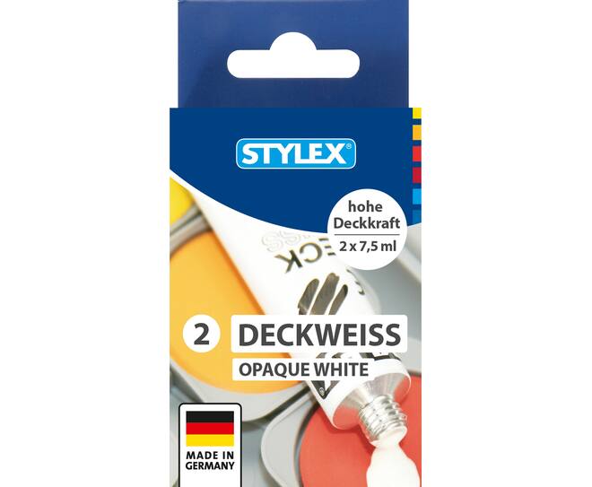 Opaque white, 2 tubes - 7.5ml each