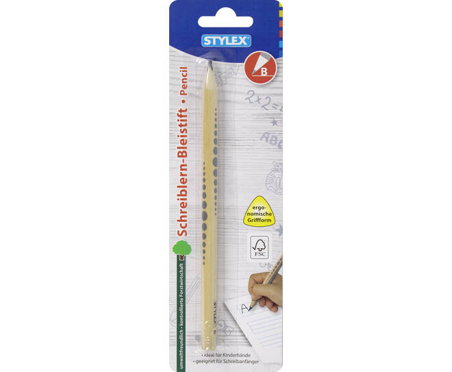 Pencil for starters, on blistercard, FSC-wood 