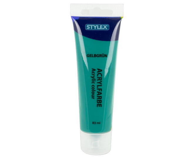 Acrylfarbe, 83 ml, gelbgrün