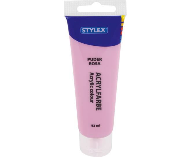 Acrylfarbe, 83 ml, puderrosa