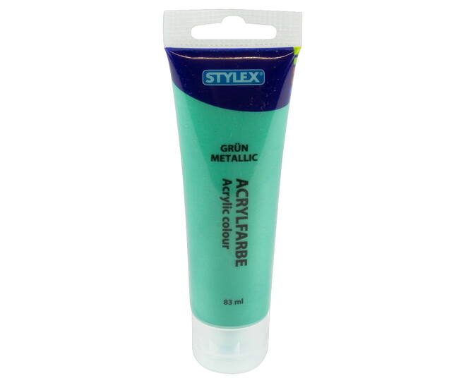 Acrylfarbe, 83 ml, grün metallic