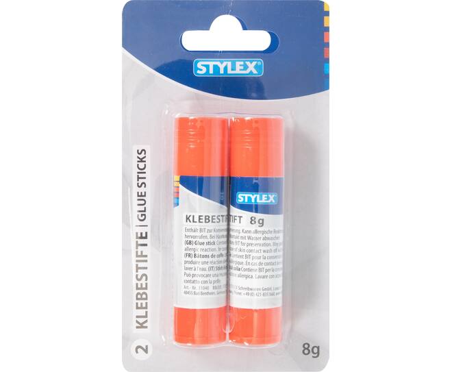 Klebestifte, Paste, 8 g, 2 Stück