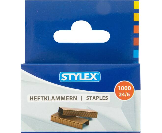 Staples, 24/6 size, 1000 pieces