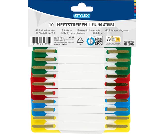 Heftstreifen, 10er Karte, PP