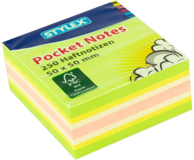 Sticky notes, 50 x 50 mm, FSC