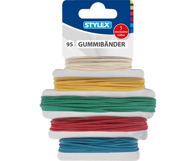 Rubber bands, 95 pieces