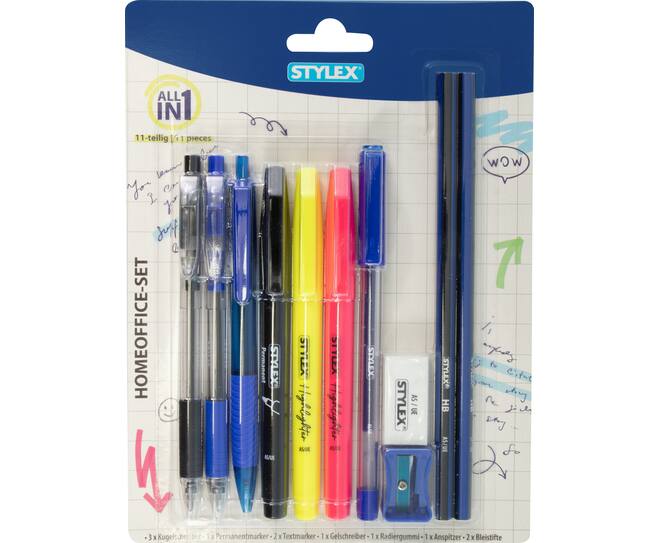 Home-Office-Set, 11-teilig