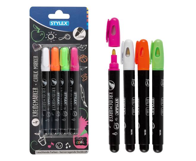Chalk Marker, 4 pieces