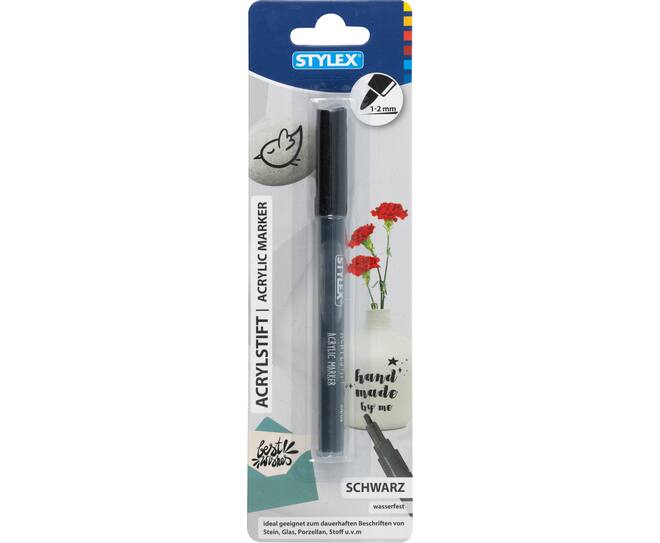 Acrylic marker, black