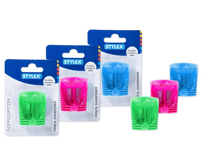 Double sharpener, 1 pc on blistercard