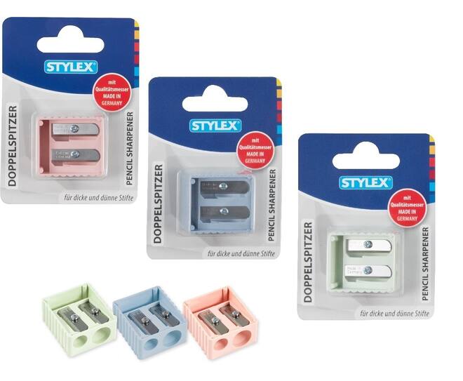 Sharpener plastic double 
