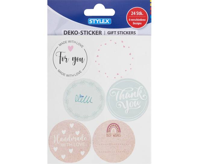 Gift stickers, 24 pcs.