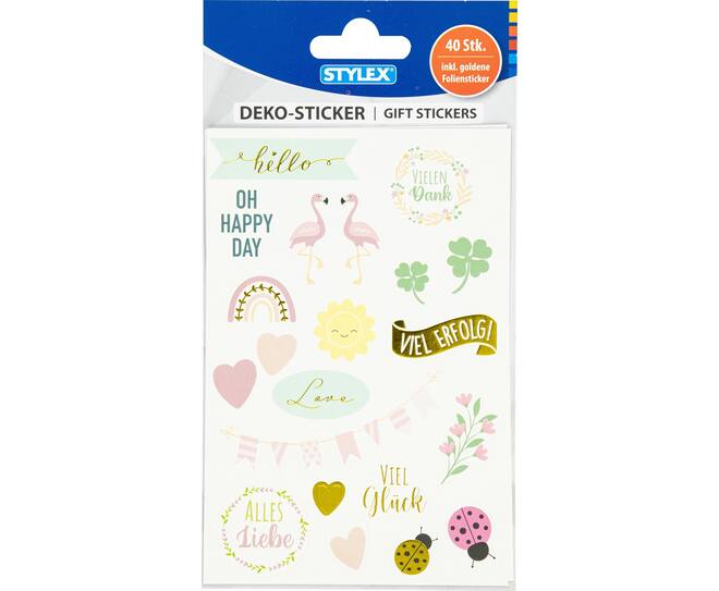 Gift stickers, 40 pcs.