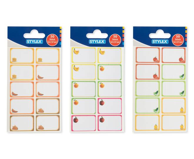 Freezer labels, 24 x 37 mm, designs