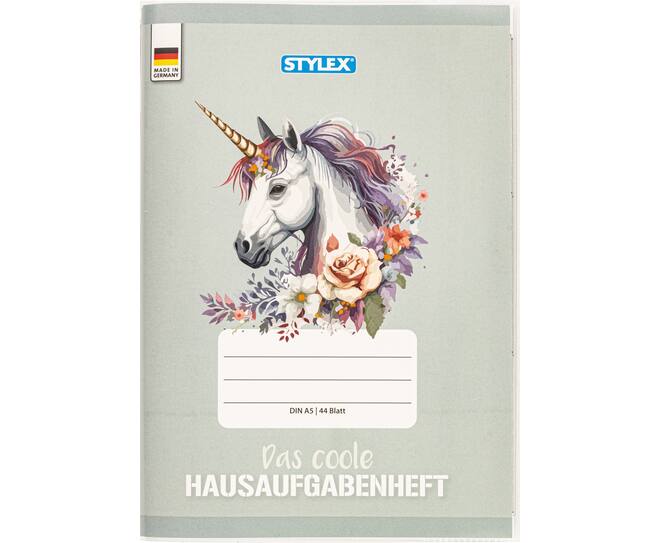 Homework booklet, the cool one, DIN A5, 44 sheets