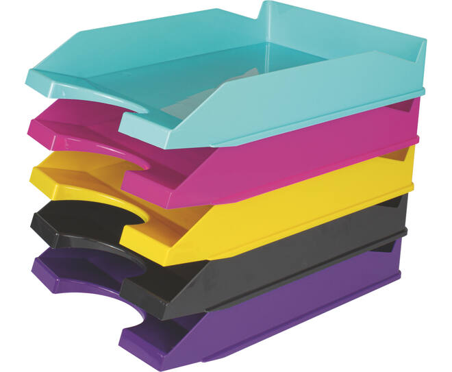 Lettertray trend, assorted colours