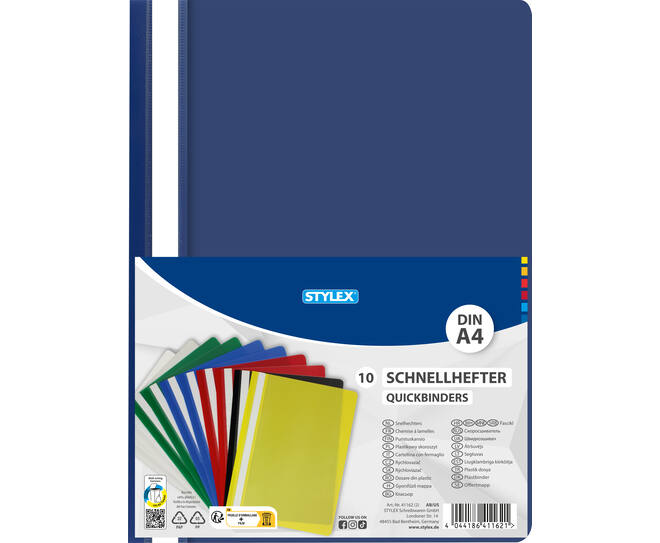 Quick binders, 10 pieces, PP