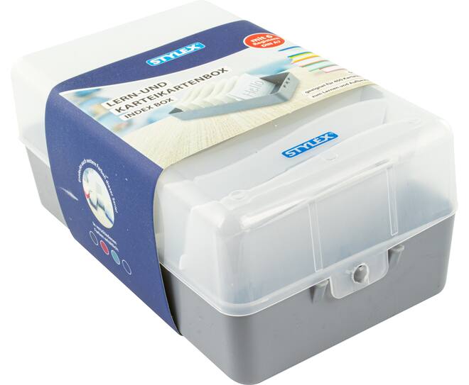 Index box, DIN A7, with 6 registers