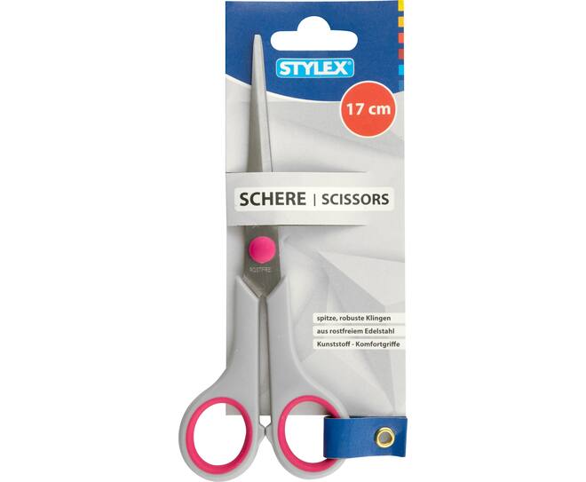 Scissors, 17 cm, pointed tip