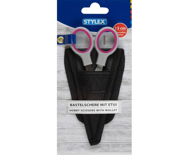 Hobby Scissors, 13 cm, in wallet