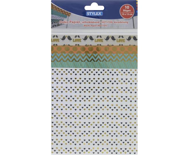 Self-adhesive washi paper Hot Foil