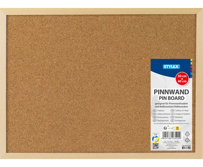 Pin board, 30 x 40 cm