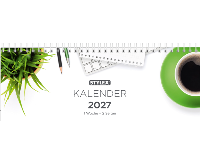 Schreibtischquerkalender, 56 Blatt