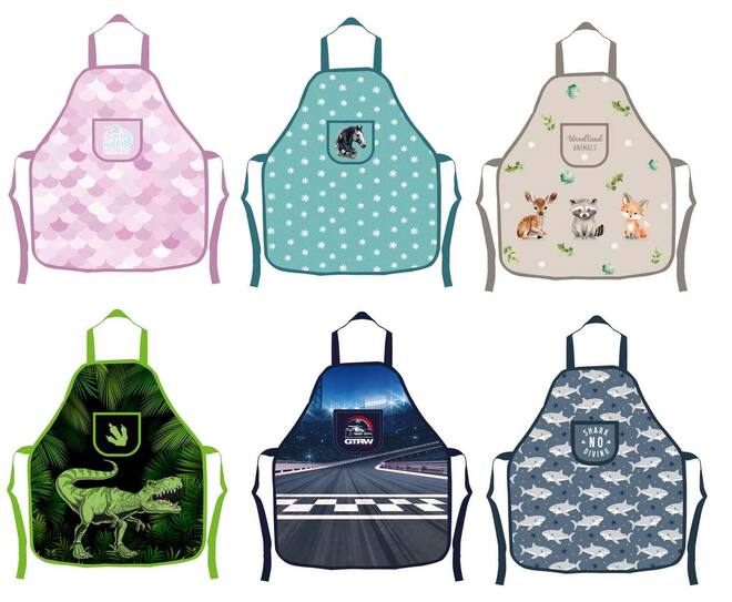Kids apron, design