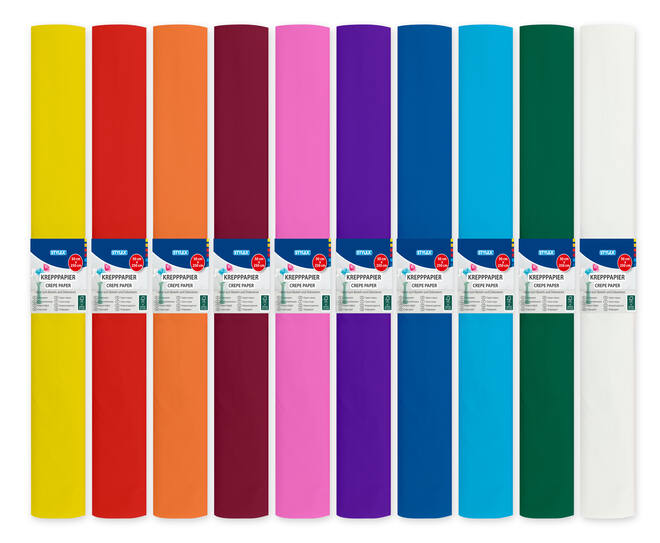 Crepe paper, 50 x 250 cm 