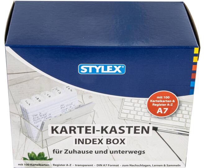 Card tray, A7, with 100 cards